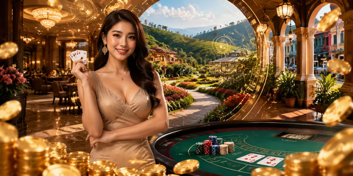 Suasana permainan baccarat dalam talian yang ditawarkan oleh platform u19 Malaysia